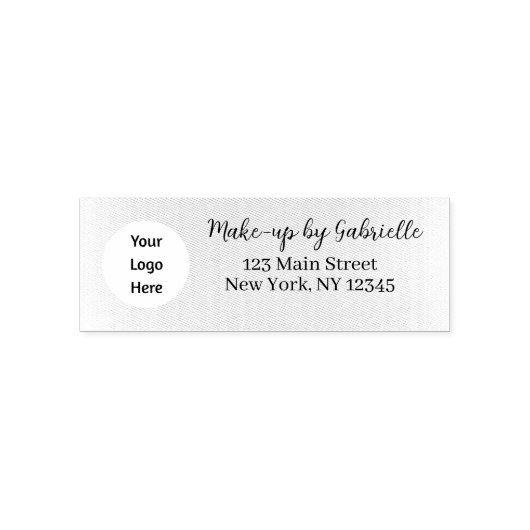 Moderne Logo Script Zelfinktende Stempel (Design)