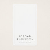 Moderne logo sociale media witte visitekaartjes (Voorkant)