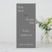 Moderne Logo sparen de Datum Save The Date (Staand voorkant)