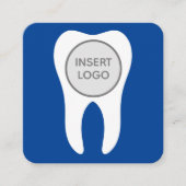 Moderne Logo tandheelkundige tandheelkundige en ta Vierkante Visitekaartje (Voorkant)