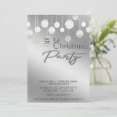 Moderne logo typografie zakelijk kerstfeest kaart (Staand voorkant)