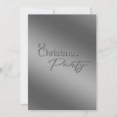 Moderne logo typografie zakelijk kerstfeest kaart (Achterkant)