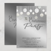 Moderne logo typografie zakelijk kerstfeest kaart (Voorkant / Achterkant)