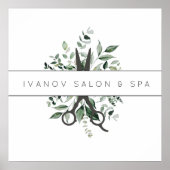 Moderne Logo van de olievlek Poster (Voorkant)