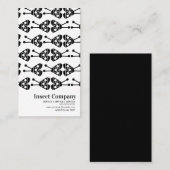 Moderne Logo van het Bedrijf van de Controle van h Visitekaartje (Voorkant / Achterkant)