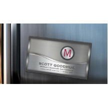 Moderne LOGO van zwart-wit en zilver