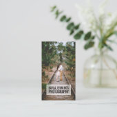 Moderne Logo | Verticaal fotograaf Visitekaartje (Staand voorkant)