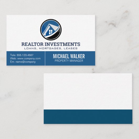 Moderne Logo Visitekaartje (Voorkant / Achterkant)