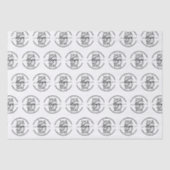 Moderne Logo voor aangepaste bedrijven Tissuepapier (Voorkant)