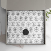 Moderne Logo voor aangepaste bedrijven Tissuepapier