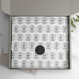 Moderne Logo voor aangepaste bedrijven Tissuepapier