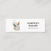 Moderne Logo voor bakkerij Mini Visitekaartje (Voorkant)