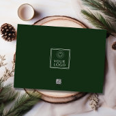 Moderne Logo voor bedrijfsbedrijf op maat Feestdagenkaart