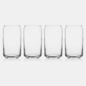 Moderne Logo voor bedrijven op maat Blikvorm Glas (Links)