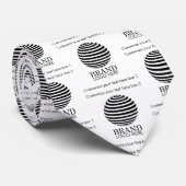 Moderne Logo voor bedrijven op maat Stropdas (Opgerold)