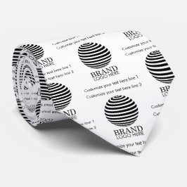 Moderne Logo voor bedrijven op maat Stropdas