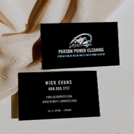 Moderne Logo voor het wassen van energie Visitekaartje