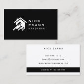 Moderne Logo voor thuisreparatie Visitekaartje (Voorkant / Achterkant)