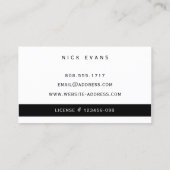 Moderne Logo voor thuisreparatie Visitekaartje (Achterkant)