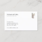 Moderne Logo voor Vastgoed, Bouwer, Architect Visitekaartje (Achterkant)