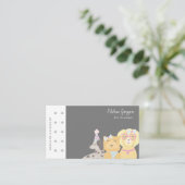 Moderne Logo voor voetgangerteken Visitekaartje (Staand voorkant)