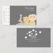 Moderne Logo voor voetgangerteken Visitekaartje (Voorkant / Achterkant)