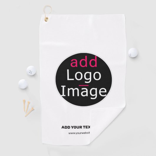 Moderne  Logo voor zakelijk gebruik Golfhanddoek (Insitu)