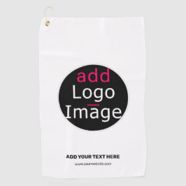 Moderne  Logo voor zakelijk gebruik Golfhanddoek