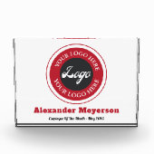 Moderne Logo werknemers Fotoblokken (Voorkant)