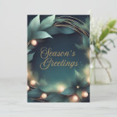 Moderne Logo zakelijke vakantie Kaart (Staand voorkant)