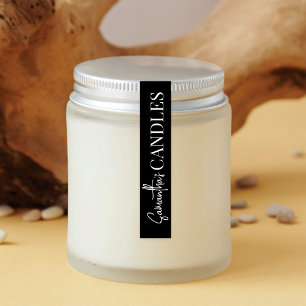Moderne Logo zwart-wit-kanaals zegel Labels