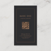 Moderne Lokale Bar Pub Bartender Sommelier Visitekaartje (Achterkant)