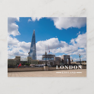 Moderne Londense wolkenkrabber skyline  Feestdagenkaart