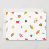 Moderne Loof Thanksgiving, Vriendendagfeest Kaart (Achterkant)