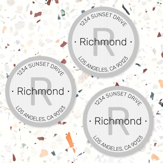 Moderne look | Retouradres of andere informatie Labels