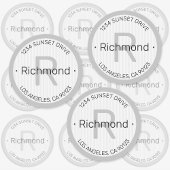 Moderne look | Retouradres of andere informatie Labels