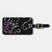 Moderne Lotus Decor Bagagelabel (Voorkant horizontaal)