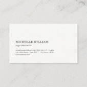 Moderne Lotusbloem Marmergrijs Visitekaartje (Achterkant)