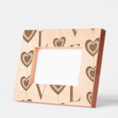 Moderne "LOVE" en Hearts Strings Art Gegraveerde Lijstjes (Links)