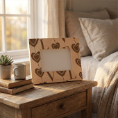 Moderne "LOVE" en Hearts Strings Art Gegraveerde Lijstjes