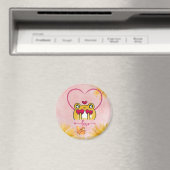 Moderne Love Froggy Magnet om je liefde te uiten (Insitu (Vaatwasser))