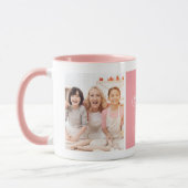 Moderne "Love you Granny" 2-foto Mok (Links)