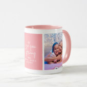 Moderne "Love you Granny" 2-foto Mok (Voorkant rechts)
