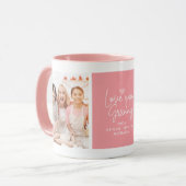 Moderne "Love you Granny" 2-foto Mok (Voorkant links)