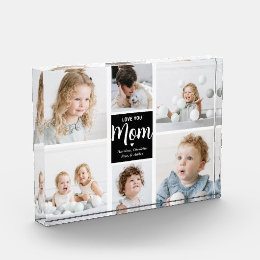 Moderne Love You 'MAM' 6 Fotoblokken (Links)