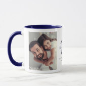 Moderne "Love you Papa" 2-foto Mok (Links)