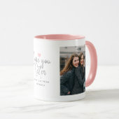 Moderne "Love You Sister" 2-foto Mok (Voorkant rechts)