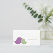 Moderne lovebirds, plaatskaarten plaatskaartje (Staand voorkant)