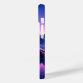 Moderne Low Poly Berg Telefoonhoes - Geometrisch Case-Mate iPhone Case (Achterkant / Links)