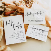 Moderne luier loterij teken neutraal minimaal eenv poster